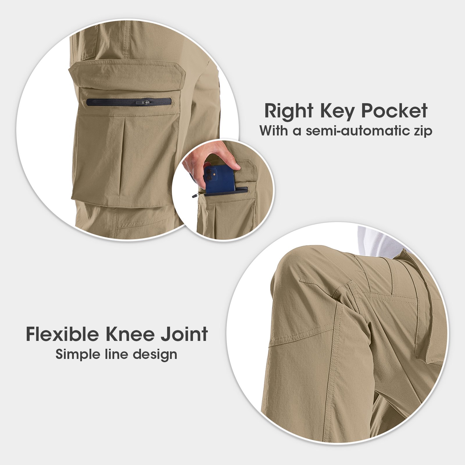 High Quality Unisex Windproof and Waterproof Ski & Hiking Pants Casual Print Flat Front Style Men's Woven Windproof Clothing