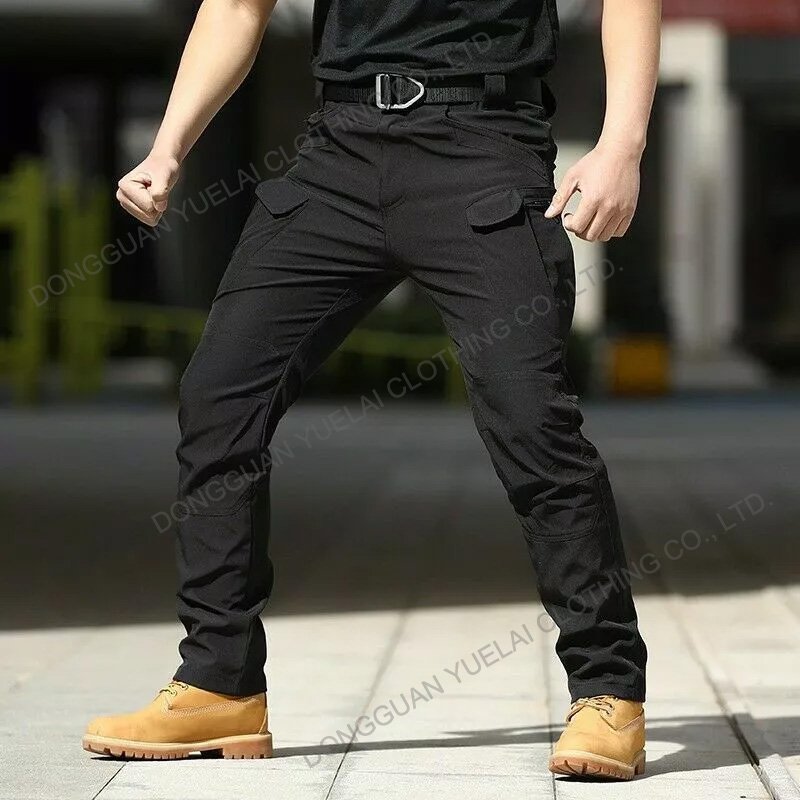 Hot Sale Design Man Casual Breathes Outdoors Pants Hiking Tactical Multi-Pocket Cargo Trousers Sweatpants Joggers For Men