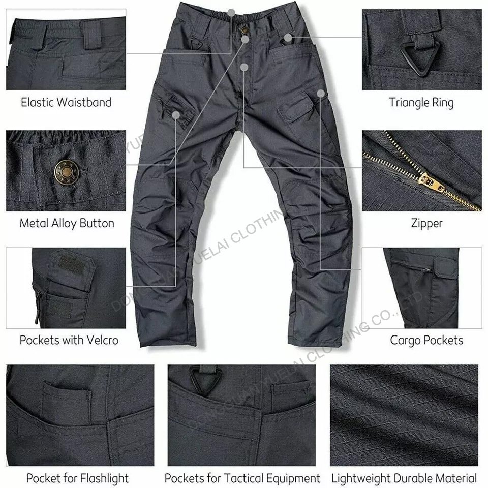 Hot Sale Design Man Casual Breathes Outdoors Pants Hiking Tactical Multi-Pocket Cargo Trousers Sweatpants Joggers For Men