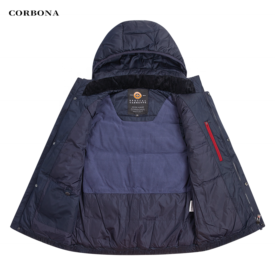 CORBONA Winter Sleeveless Vest Oversize Man Coat Hooded Autumn Warm Plush Jacket Cotton Padded Long Male Brand Clothing