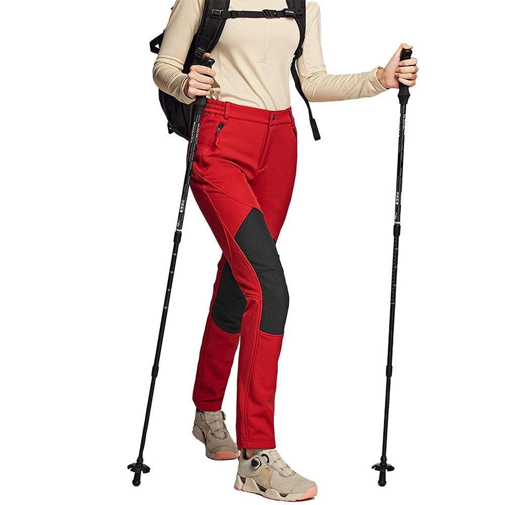 Custom Men's Skiing Trekking Windproof Water Resistant Hiking Outdoor Clothing Softshell Pants Trousers