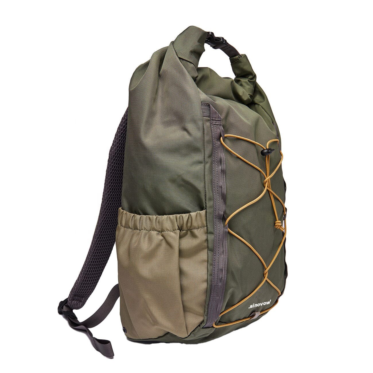 Custom Roll Top Travel Sport Pack Hiking Backpack Adventure Camouflage Backpack Hiking Camping Travel Backpack For Men Women