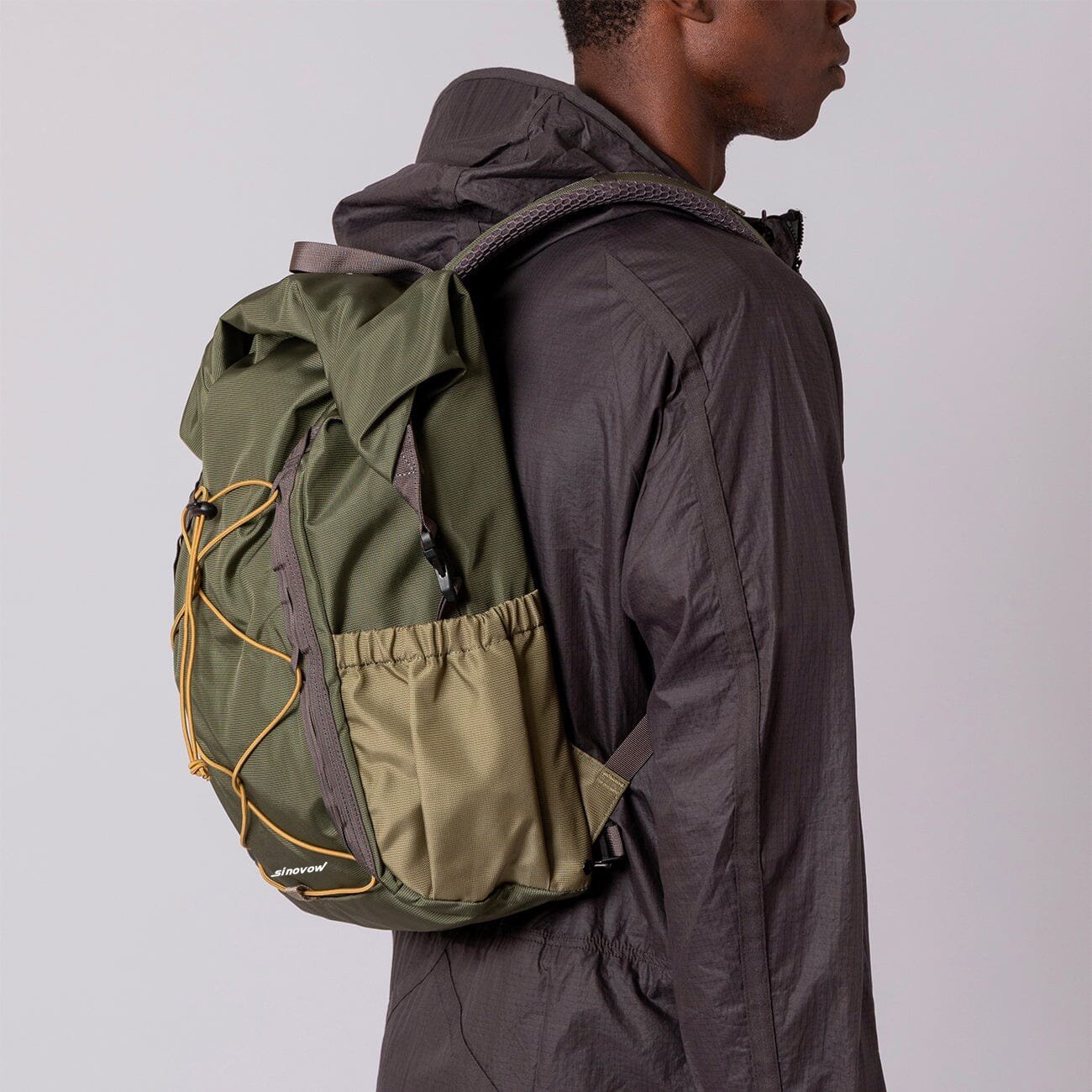 Custom Roll Top Travel Sport Pack Hiking Backpack Adventure Camouflage Backpack Hiking Camping Travel Backpack For Men Women