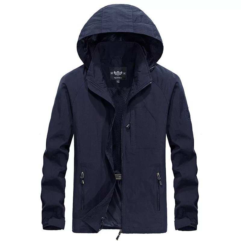 RTS Men's Hooded Outdoor Cycling Hiking Breathable Windbreaker Men jacket thin jacket hood waterproof mountaineering clothing