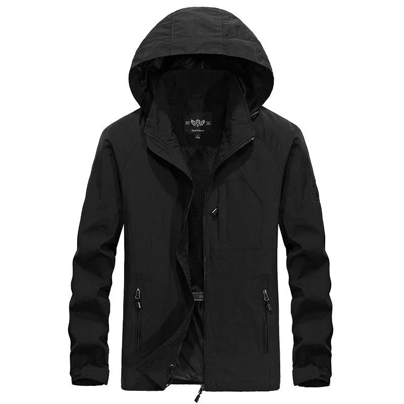 RTS Men's Hooded Outdoor Cycling Hiking Breathable Windbreaker Men jacket thin jacket hood waterproof mountaineering clothing