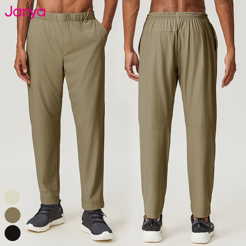 Polyester Breathable Outdoor Running Pants Casual Quick Dry Hiking Trousers Windproof Waterproof Fitness Sports Pants For Men