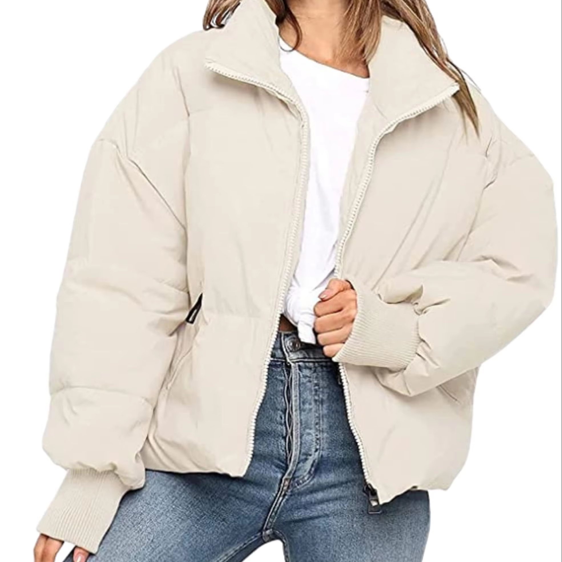 Womens winter Coat Soft Shell Jacket Loose Slim Warm Bread Clothing Cotton Padding Short Lazy Coat