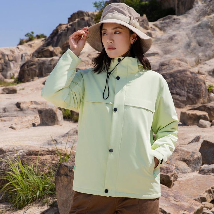 Custom Logo Blank Waterproof Wind Breaker Outdoor Jacket Windbreaker Jackets Full Zip Hiking Work Travel Working Jacket for Men