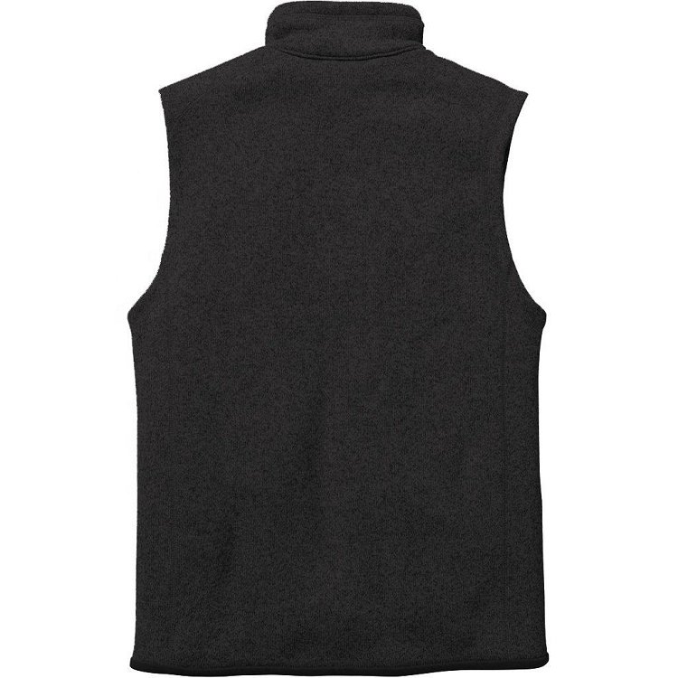 Custom Logo Embroidery And Warm Winter Polar Fleece Waistcoat Men's Wholesale Sleeveless Fleece Vest For Outdoor Clothing Logo