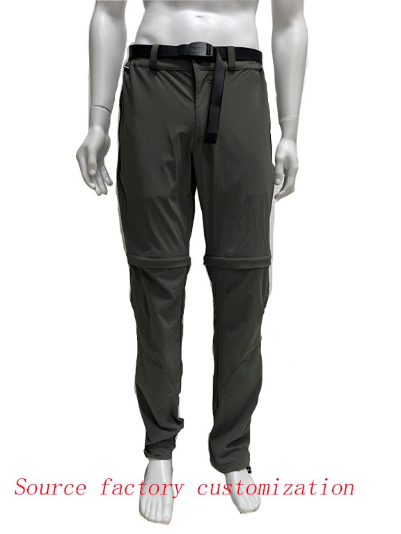High Quality Hiking Pants Men's Camping Waterproof Breathable Trousers Mountaineering Thin Pants Removable