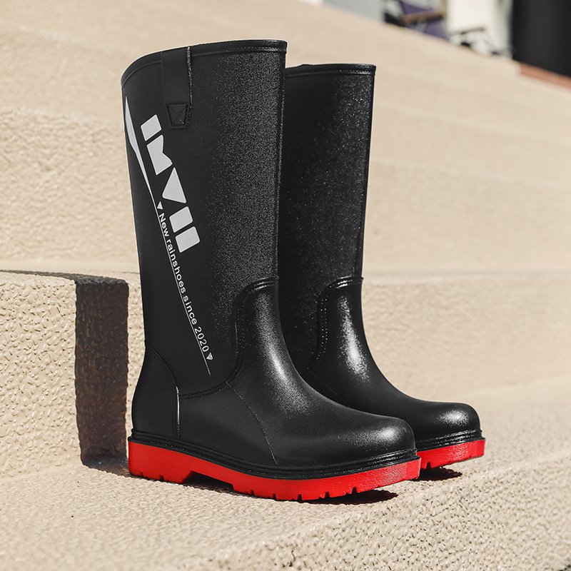 2024 Waterproof Pvc Rain Shoes Reusable Water Resistant Rain Boots For School Children Hiking Travelling
