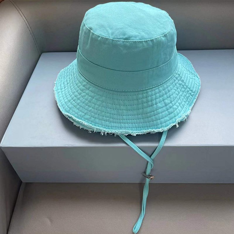 High Quality Washed Cotton Traveling Women Bucket Hat Fashion Distressed Vintage Fisherman Beach Summer Bucket Hats