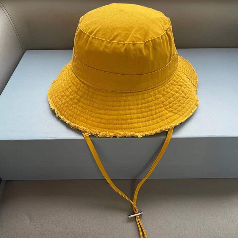 High Quality Washed Cotton Traveling Women Bucket Hat Fashion Distressed Vintage Fisherman Beach Summer Bucket Hats