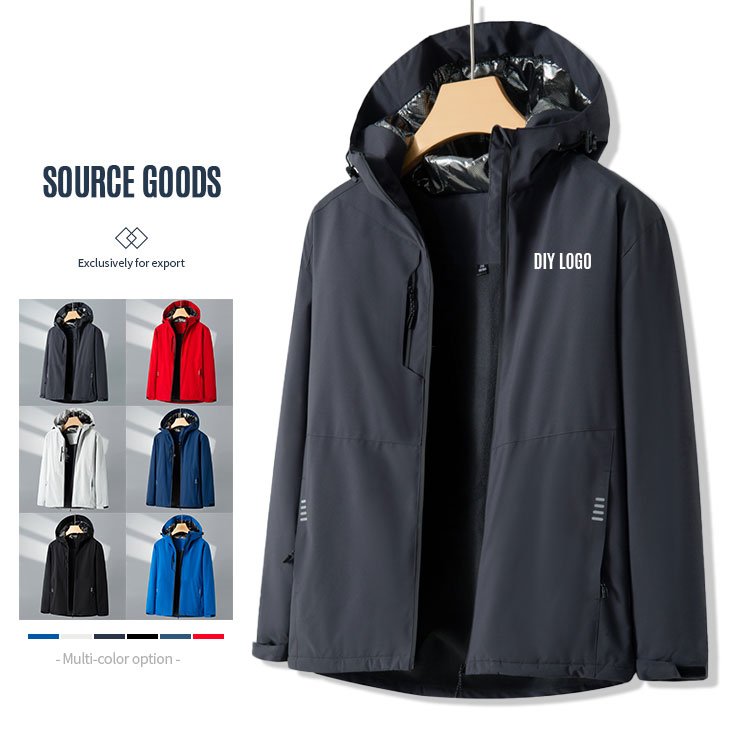 Cheap High Quality Waterproof hiking Jacket Custom print logo Softshell Hooded Unisex Winter for windbreaker Men Outdoor Jacket