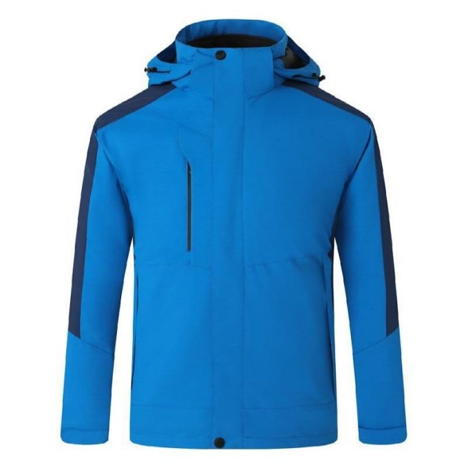 OEM custom winter puffer 3 in 1 down jacket outdoor waterproof windbreaker jackets lined detachable lightweight down jacket