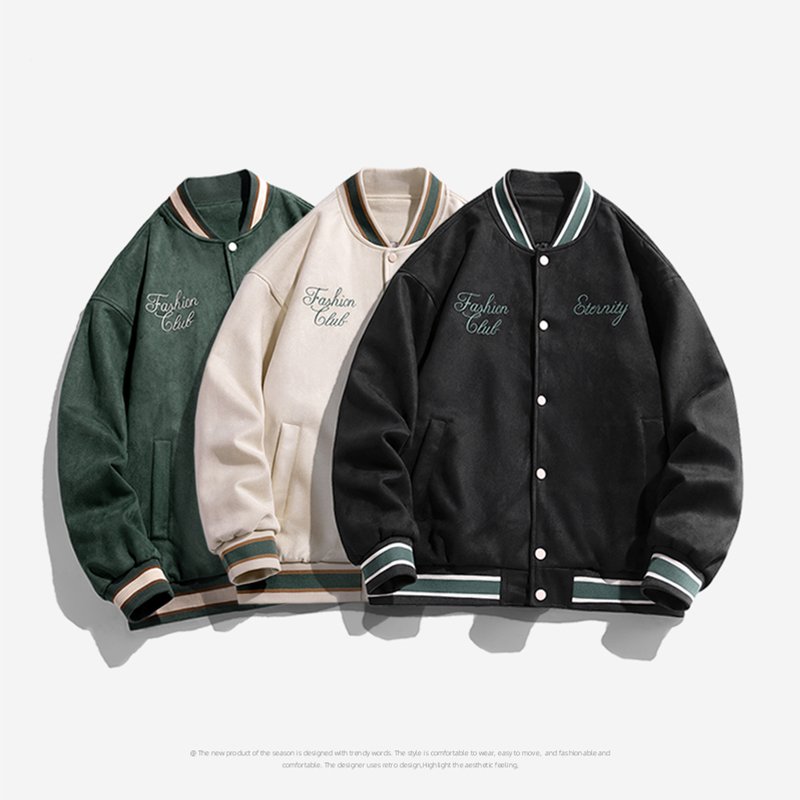 Men Mountaineering Cargo Men'S Suit Stapped Cuff Vintage Sportswear Wholesale Motorcycle Varsity Jacket