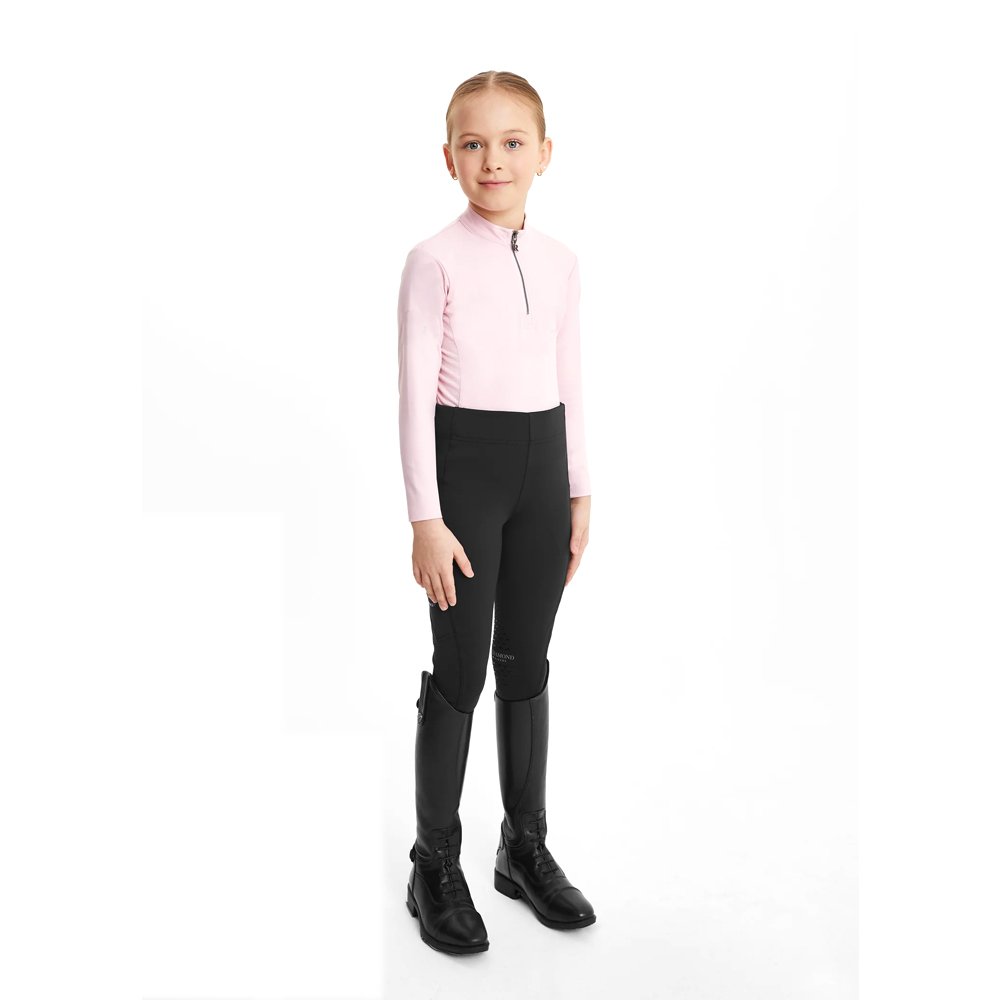 Horse Riding T Shirt Children's Horse Riding Clothing Tops Children's Equestrian Long Sleeve Base Layer Kids