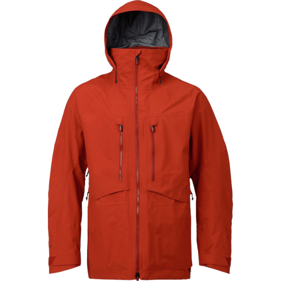 Mountain jacket with adjustable hood waterproof breathable windproof goretexshell