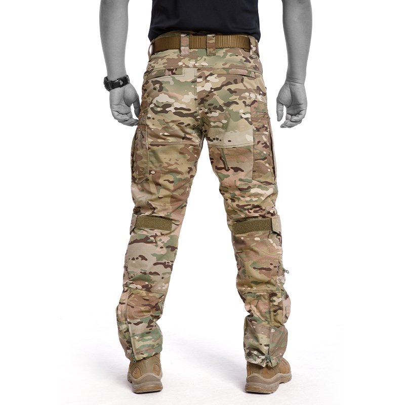 huanlong Tactical Pant Cargo Work Pants Outdoor Hiking Pants with Pockets