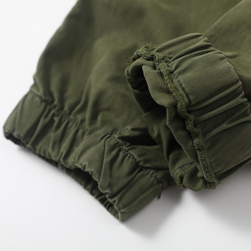Solid Color Lightweight Zipper Men Cargo Pants Casual Leisure Daily Wear Travel Hiking Cargo Pants For Men Double Sweatpants
