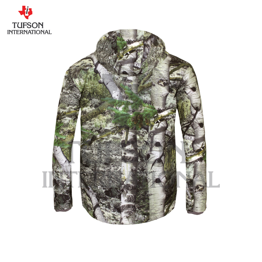 Good quality hot sale Hunting Jacket Camouflage Clothing Wind Breaker Camo Hunting Jackets