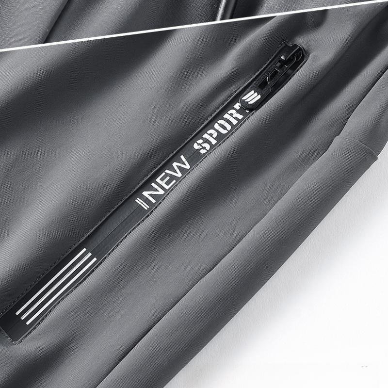 wholesale sportswear stretch Ice silk lightweight golf athletic baggy Drawstring Quick Dry black cargo pants men high quality