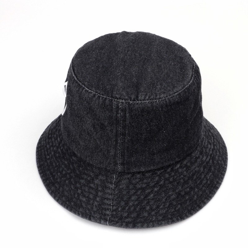 Bow cowboy fisherman hat female Korean version sweet wash embroidered basin hat spring summer fashion sunshade hat