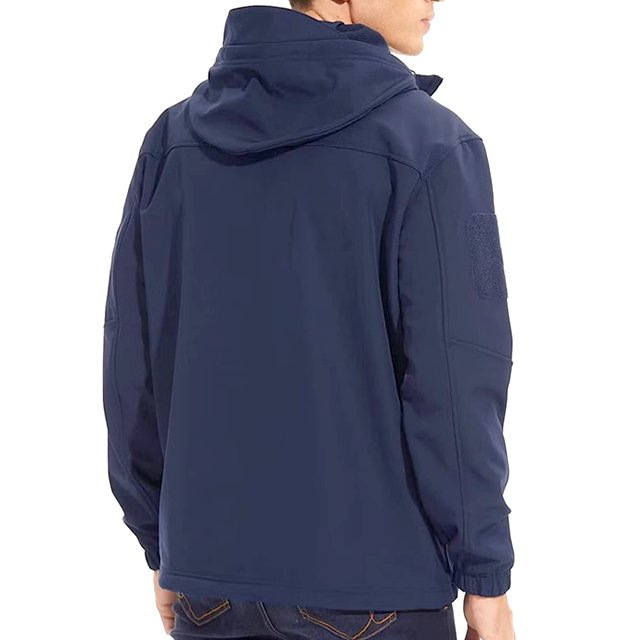 Water-Resistant Tactical Jacket Hiking Camouflage Hunting Jacket Fleece Lined Soft shell Jacket With Hoodies