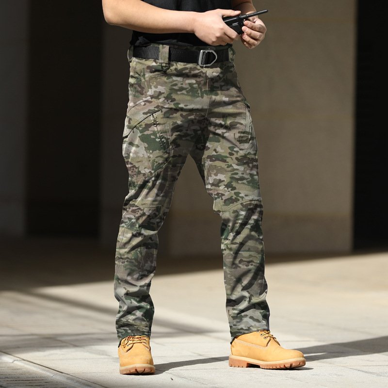 Men's IX9 Waterproof Softshell Pant Outdoor Tactical Trousers Hiking Hunting Worker Cargo Pants for spring and autumn