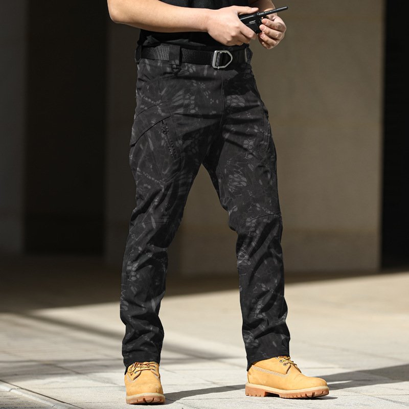Men's IX9 Waterproof Softshell Pant Outdoor Tactical Trousers Hiking Hunting Worker Cargo Pants for spring and autumn