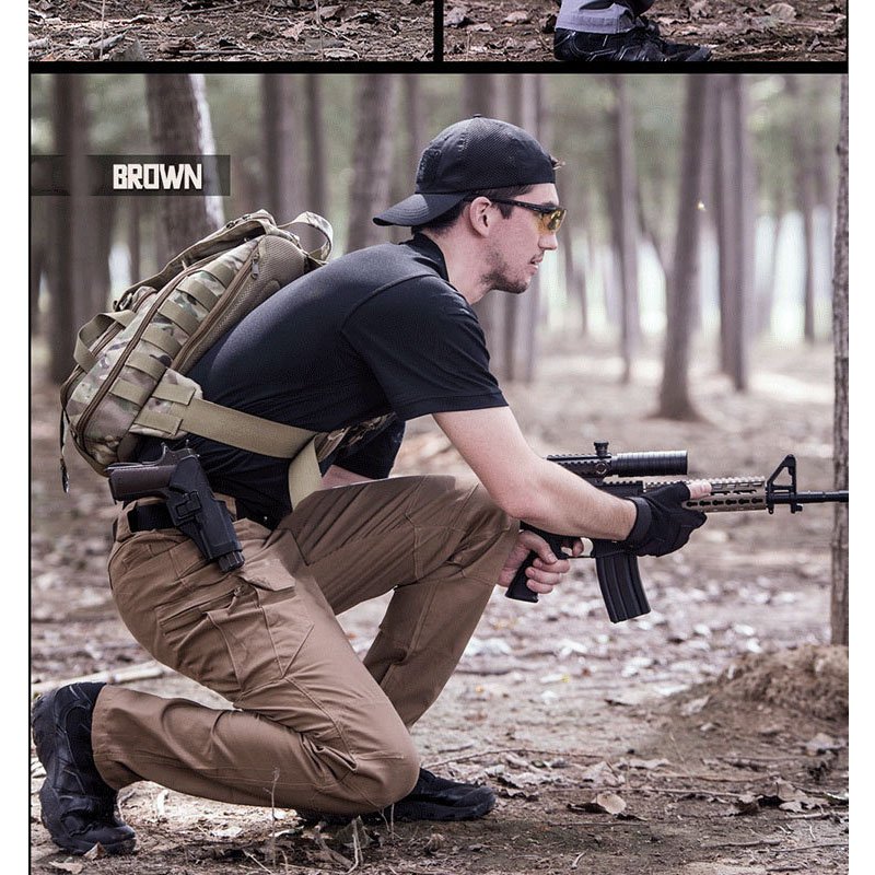 Men's Trousers Combat Uniform Work Outdoor Techwear Hiking Pantalons Casual Tactical Cargo Pants