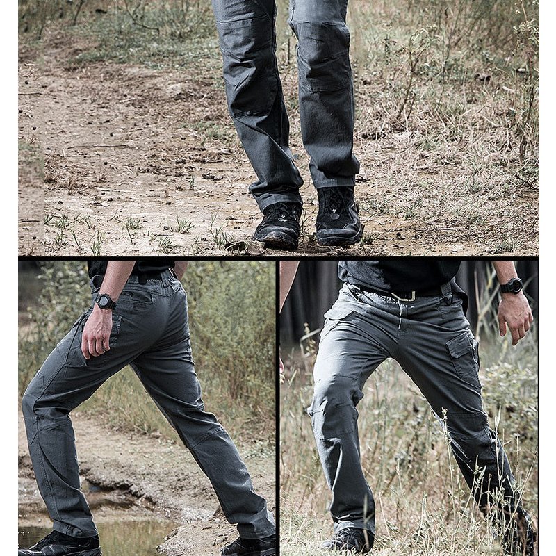 Men's Trousers Combat Uniform Work Outdoor Techwear Hiking Pantalons Casual Tactical Cargo Pants