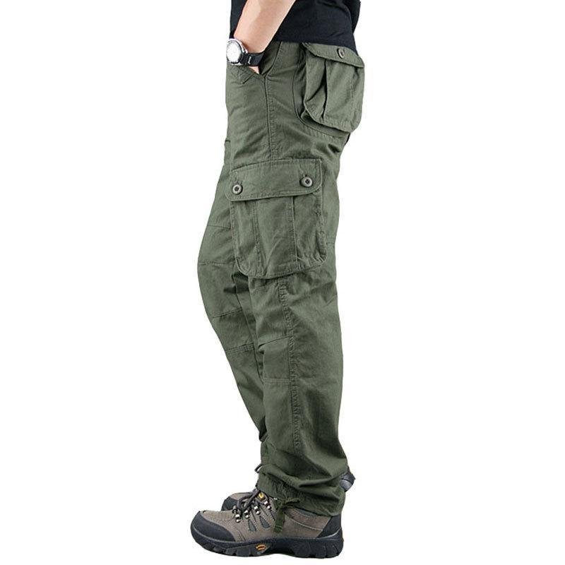 OEM design ix9 six pocket tactical cargo hiking pants for men water resistant quick drying training work trousers