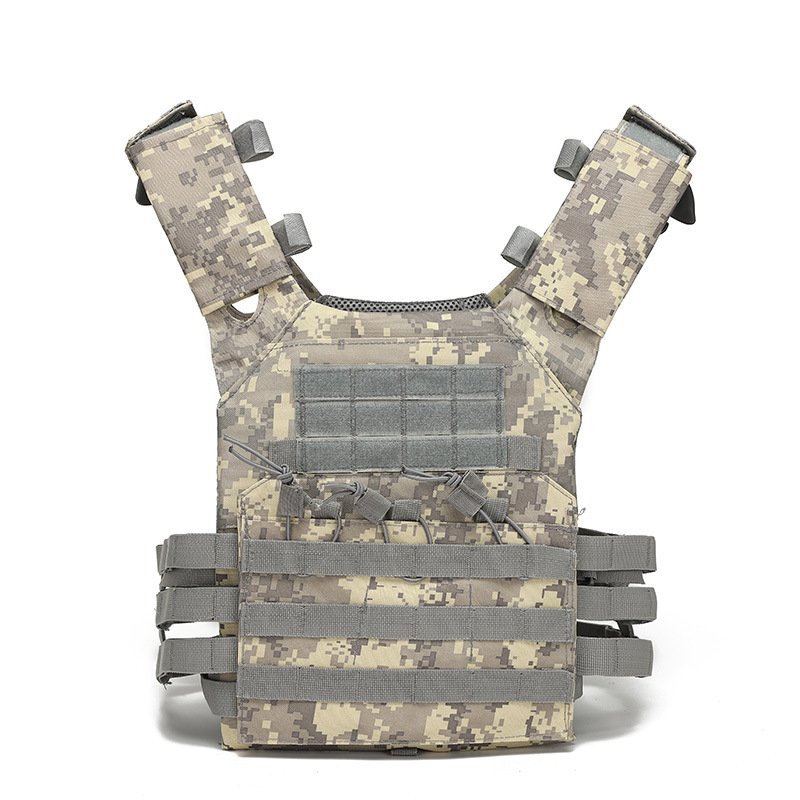 Modular Lightweight Load-carrying Tactical Molle vest Bibs Light Weight Plate Carrier Vest for Hunting Hiking Climbing