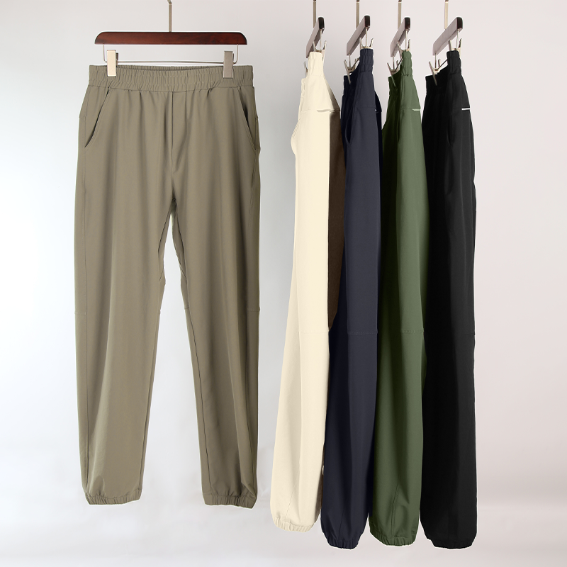 Summer Mens Athletic Workout Pants Lightweight Outdoor Waterproof Golf Hiking Pants Quick Dry Gym Jogging Sweatpants for Men