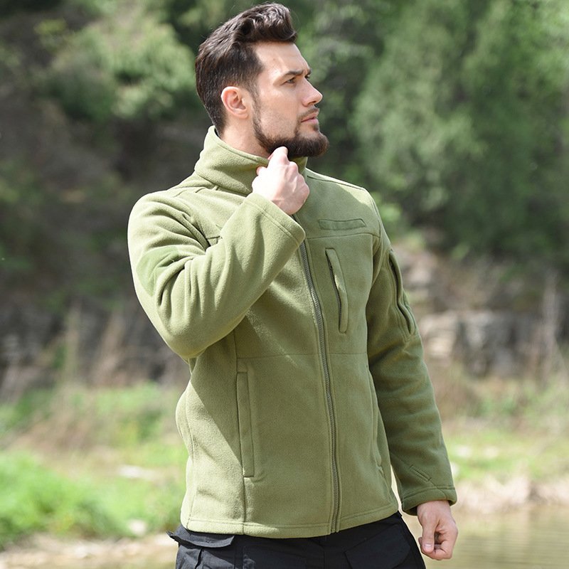 Jinteng Anti-Static Windproof Unisex Sustainable Travel Men Clothing Fleece Autumn Winter Men's Jacket Polar Warm Coat