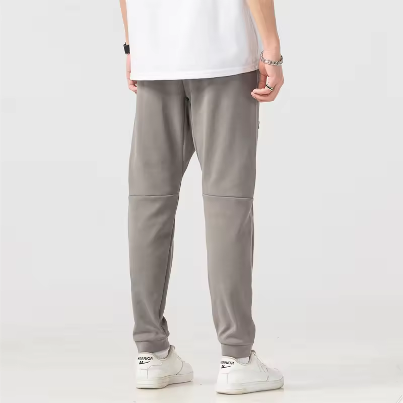 Wholesale Knitted Black Men's Jogging Pants Casual Cotton Outdoor Pants Customized Sweatpants Mens Pants
