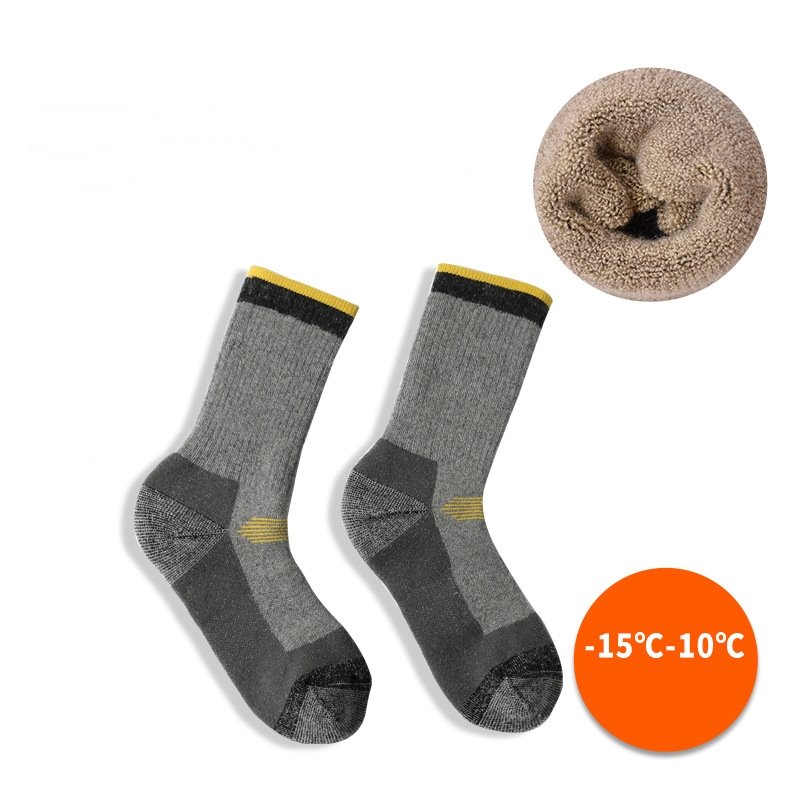 New Winter Warm Padded Merino Wool Socks Hiking Socks