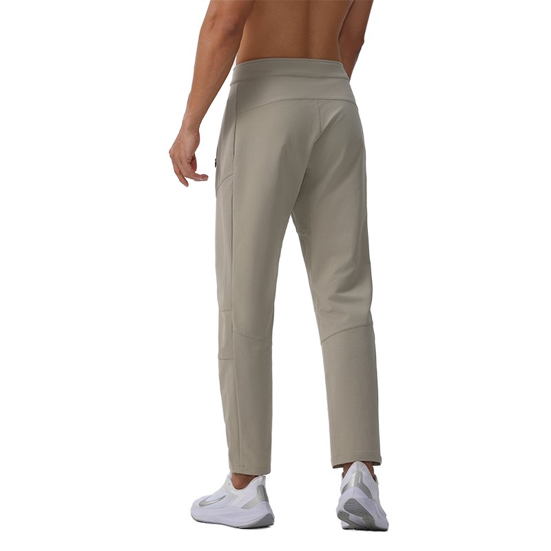 Men's Outdoor Hiking Pants Breathable Nylon Casual Pants With Hight Waist Quick Dry Zipper Fly Closure For Autumn