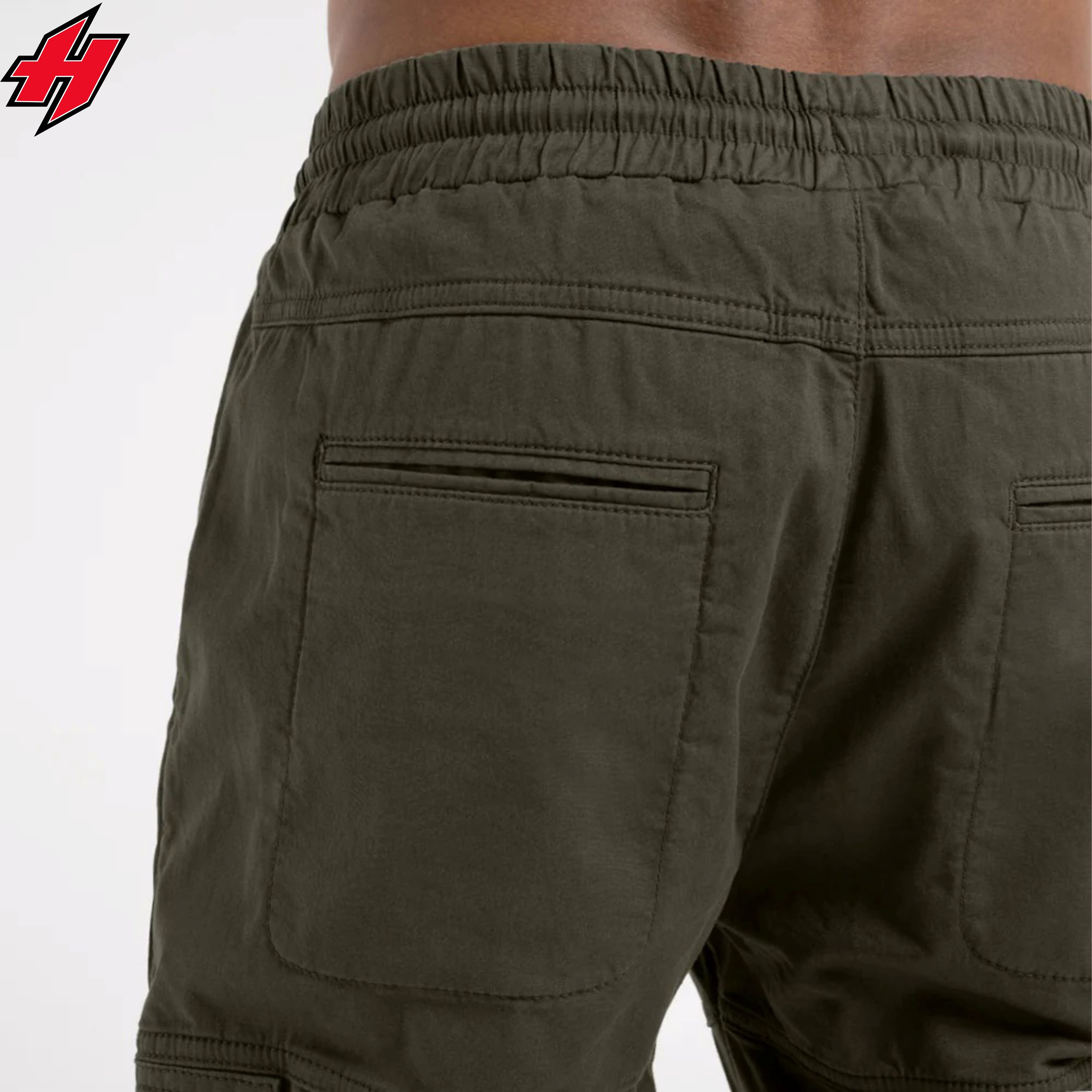 Men's Casual Outdoor Hiking Cargo Pants Spandex Convertible Design Quick Dry Lightweight Straight Zip Climber Mid Loose Fit