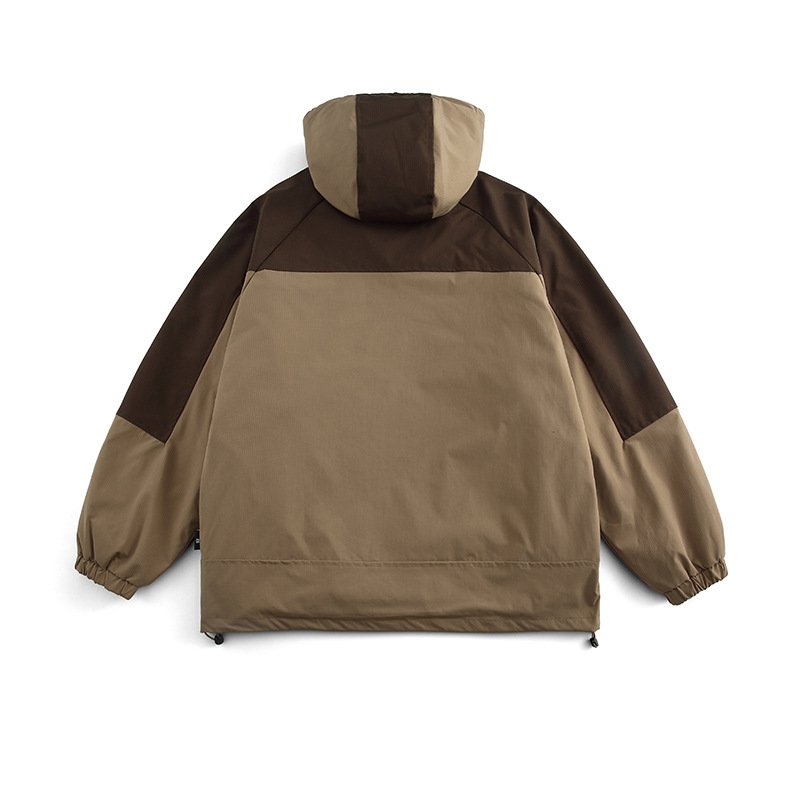 oem factory men custom double layer jacket winter fleece jacket waterproof hiking jacket