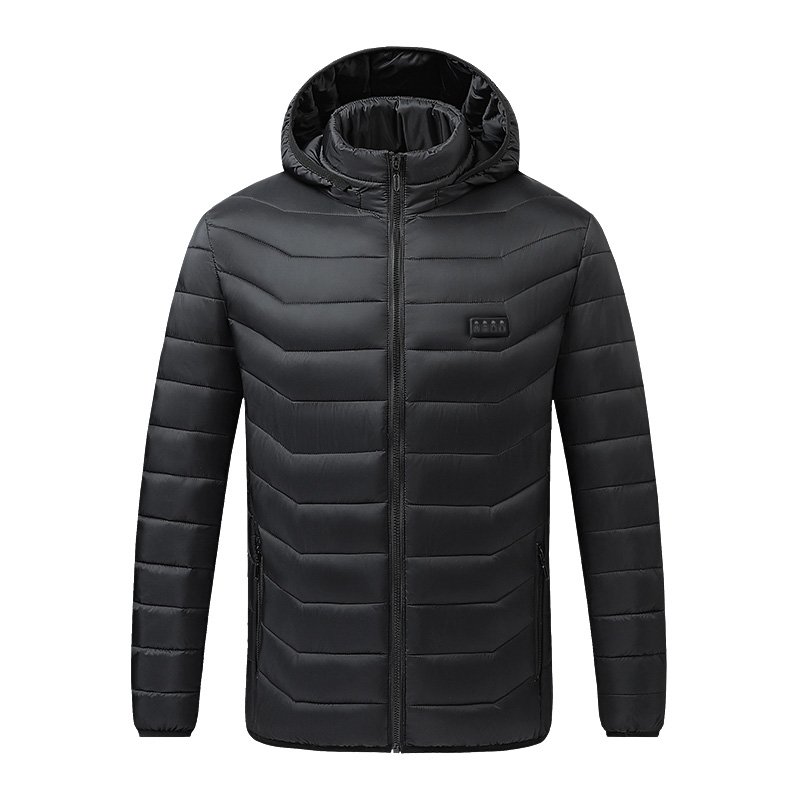 ZHIBUREN Winter Jacket Standard Adults Winter Coat Mens Clothing Ski Heat Jacket for Men Solid Support Dyed M-6XL Regular