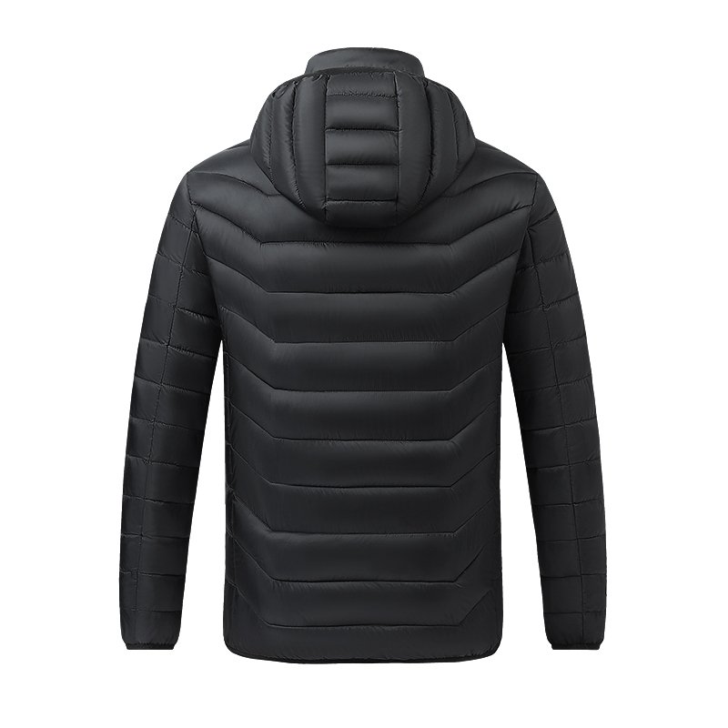 ZHIBUREN Winter Jacket Standard Adults Winter Coat Mens Clothing Ski Heat Jacket for Men Solid Support Dyed M-6XL Regular