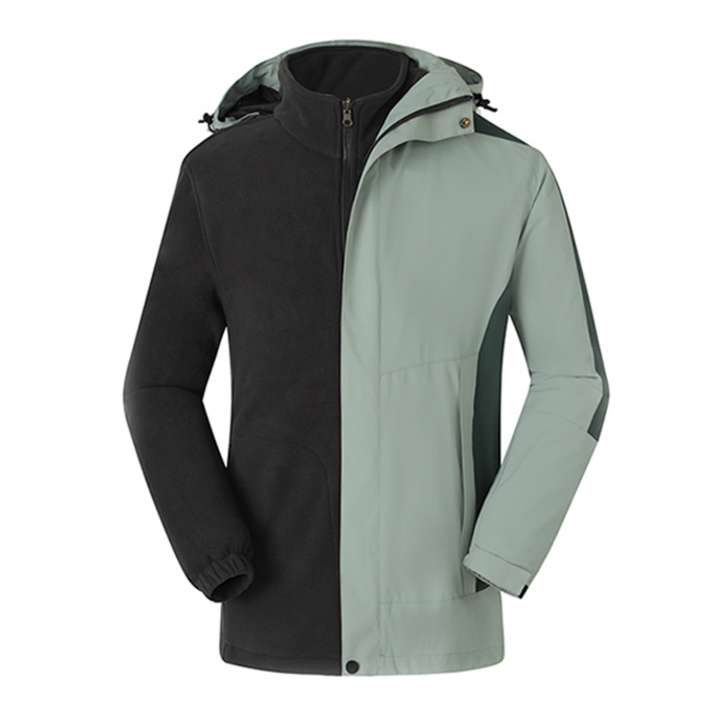 Full Zipper Winter women 3 in 1 Water Repellent Hiking Jacket Inner Fleece coat