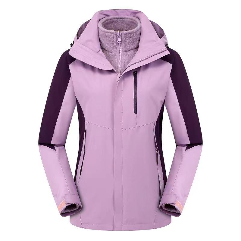 Waterproof Rain Jacket Outdoor Lightweight Softshell Raincoat for Hiking Travel with zip-up and hood for Outdoor Hiking