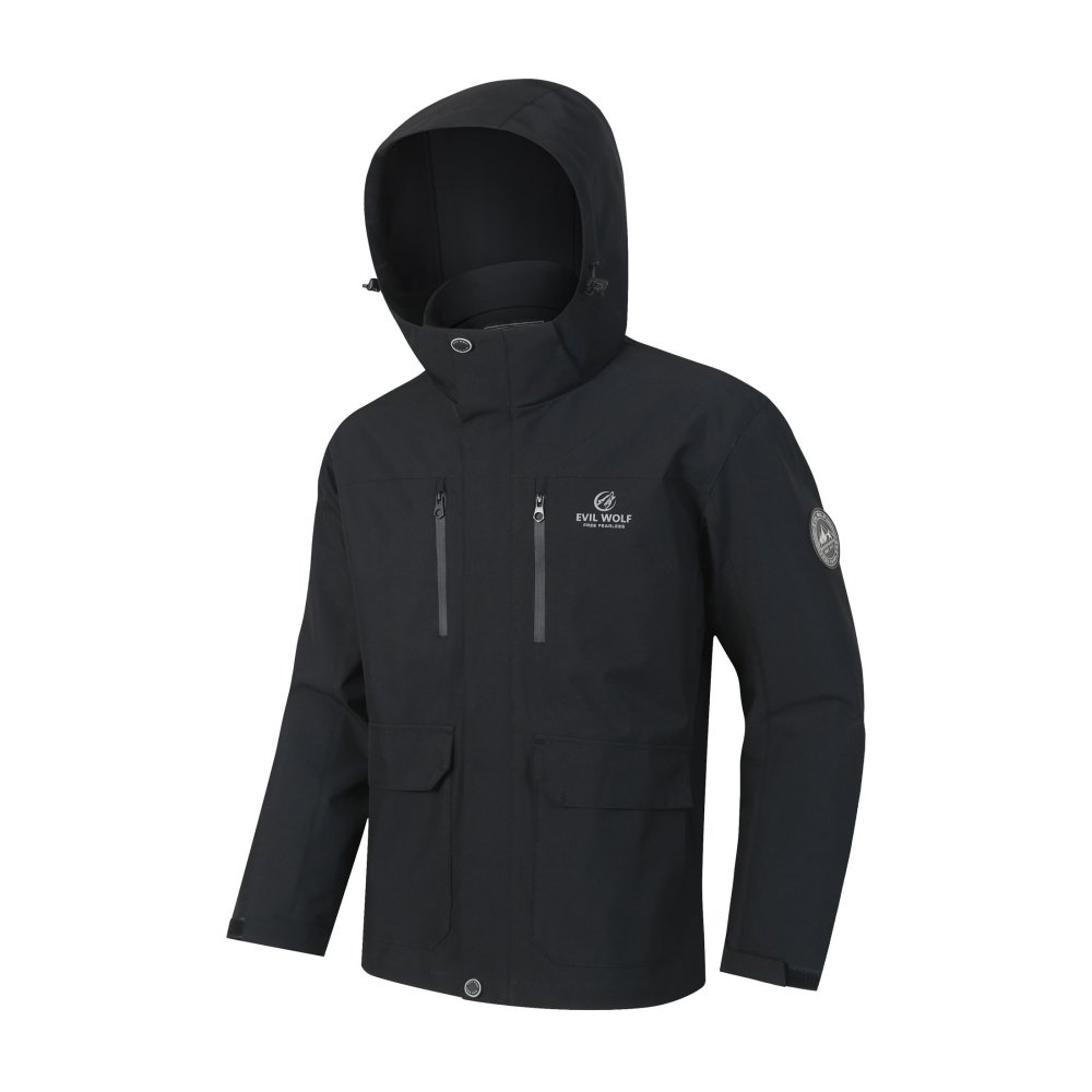 New Men's Casual jacket Spring Fall Outdoor Blazer Thin Spring coat Men's hooded hardshell men's lightweight preppy jacket