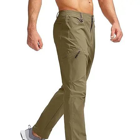 Custom Design 100% Cotton Tactical Trousers Men Men's Mid Waist Tactical Hiking Pants Elastic Flat Casual OEM Service Available