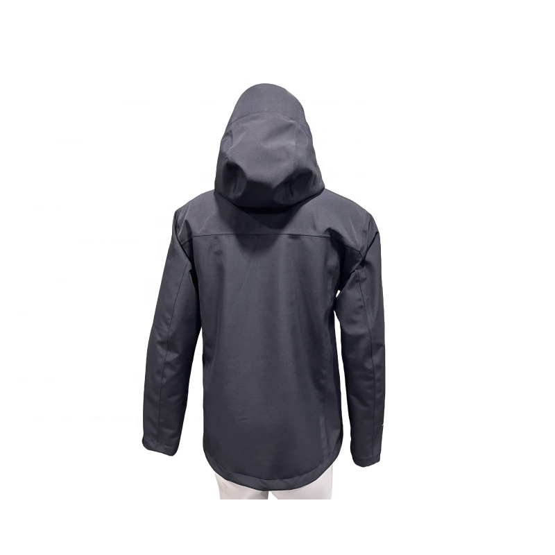 Custom Outdoor Breathable Mens Mountain Waterproof Hiking Jacket DWR Soft Shell Hooded Jacket Windproof Windbreaker Rain Coat