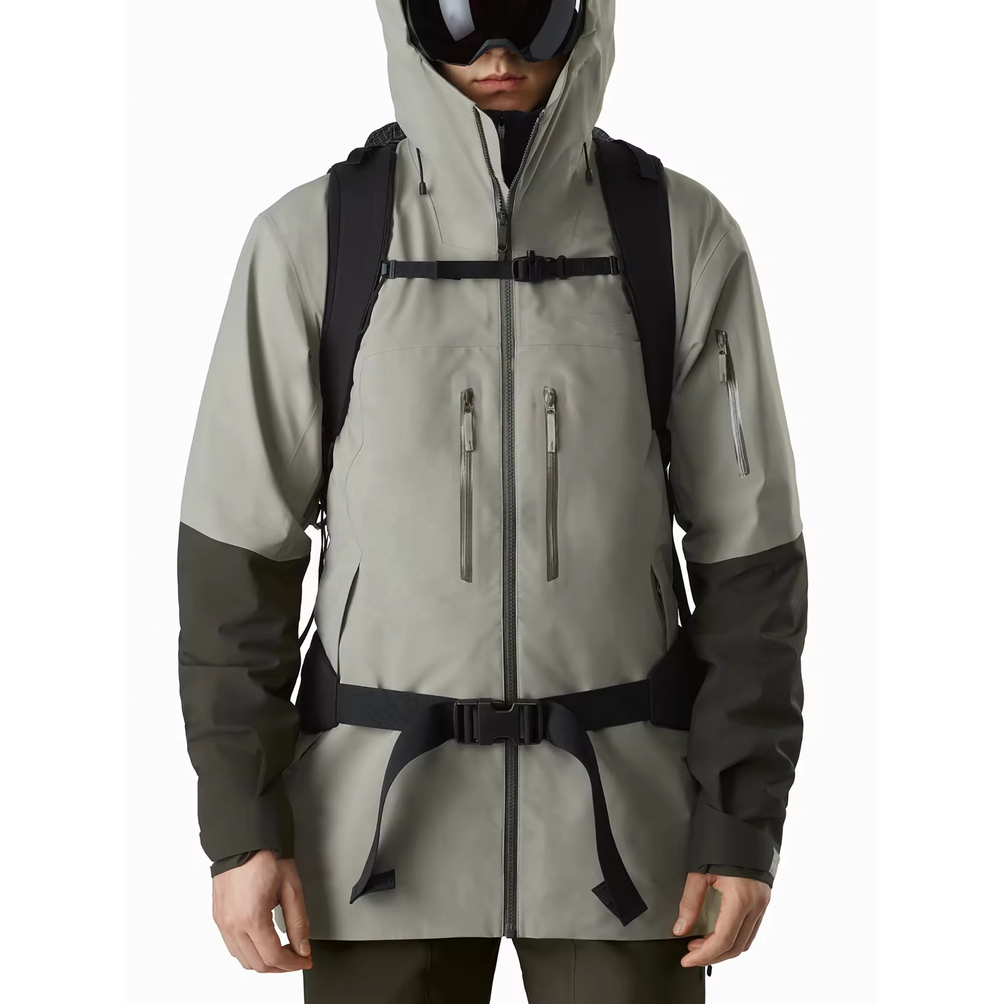Custom Breathable Rain Coat Softshell Jacket Man Polyester Waterproof Hiking Jacket Outdoor Lightweight Windproof Windbreaker