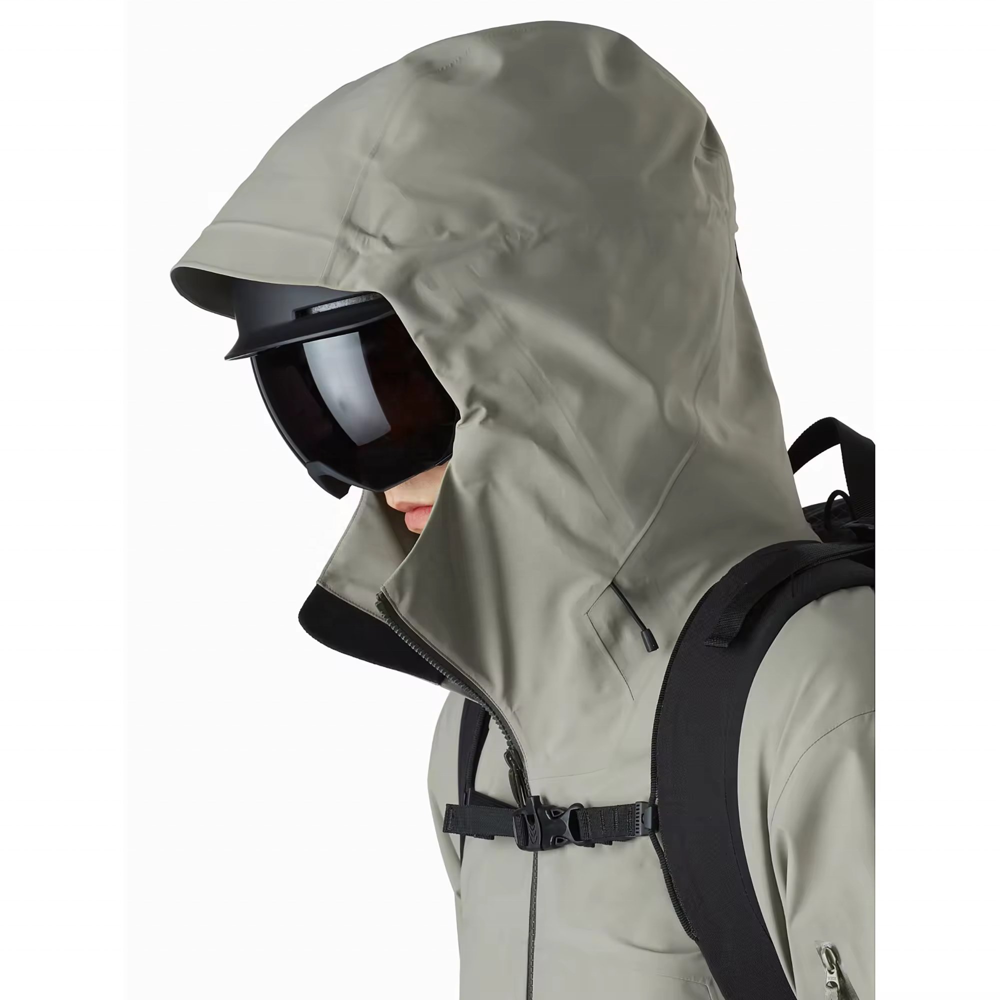 Custom Breathable Rain Coat Softshell Jacket Man Polyester Waterproof Hiking Jacket Outdoor Lightweight Windproof Windbreaker